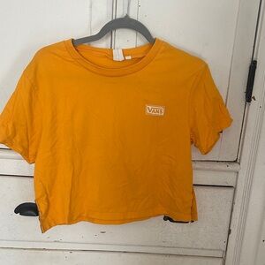 Vans Mustard Yellow Crop Top